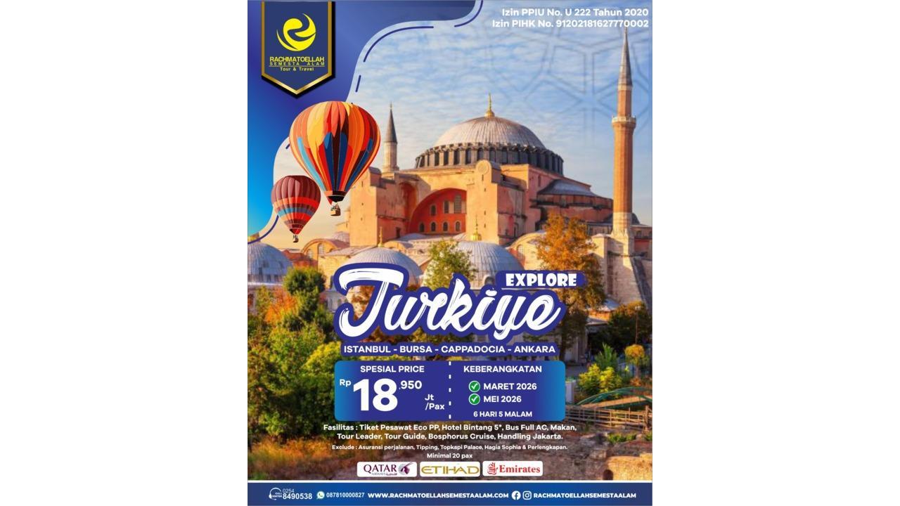 Explore Turkiye 2026
