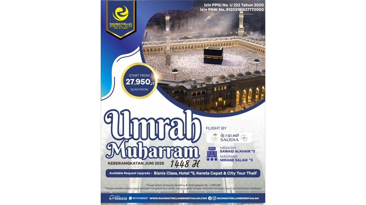 Umrah Muharram 1448 H / Juni 2026