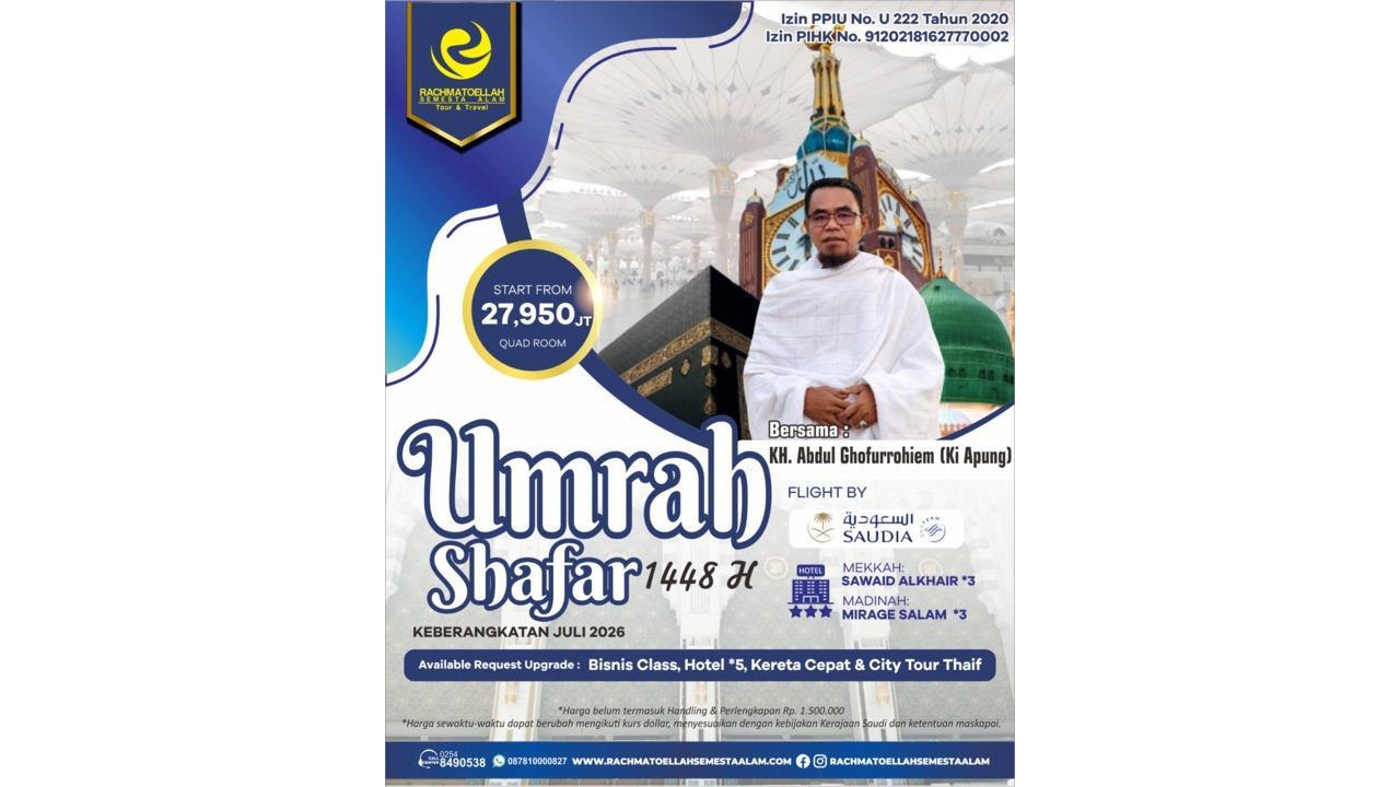 Umrah Shafar 1448 H / Juli 2026